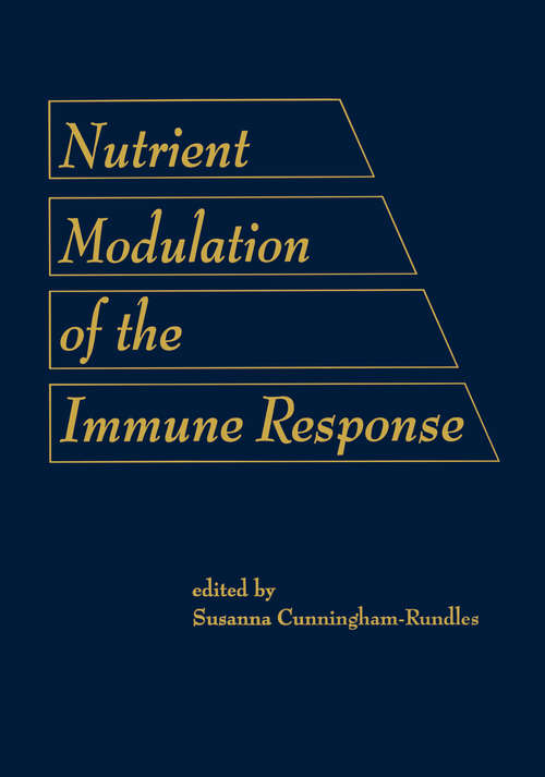 Book cover of Nutrient Modulation of the Immune Response