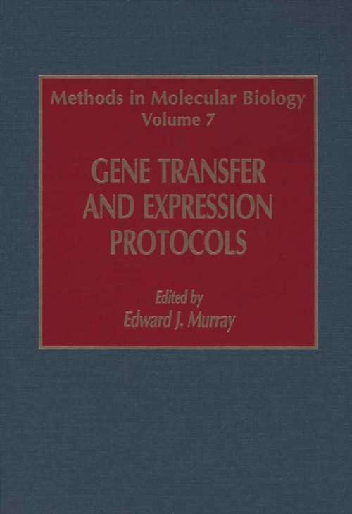 Book cover of Gene Transfer and Expression Protocols