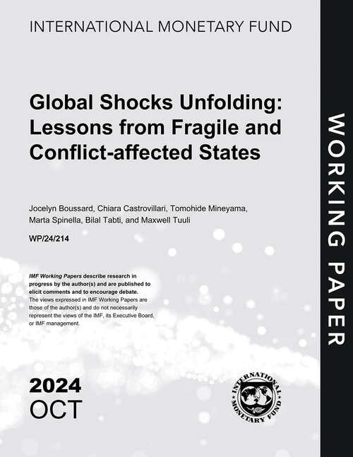 Book cover of Global Shocks Unfolding: Lessons from Fragile and Conflict-affected States