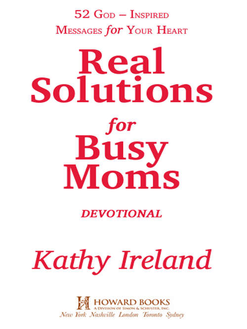 Book cover of Real Solutions for Busy Moms Devotional