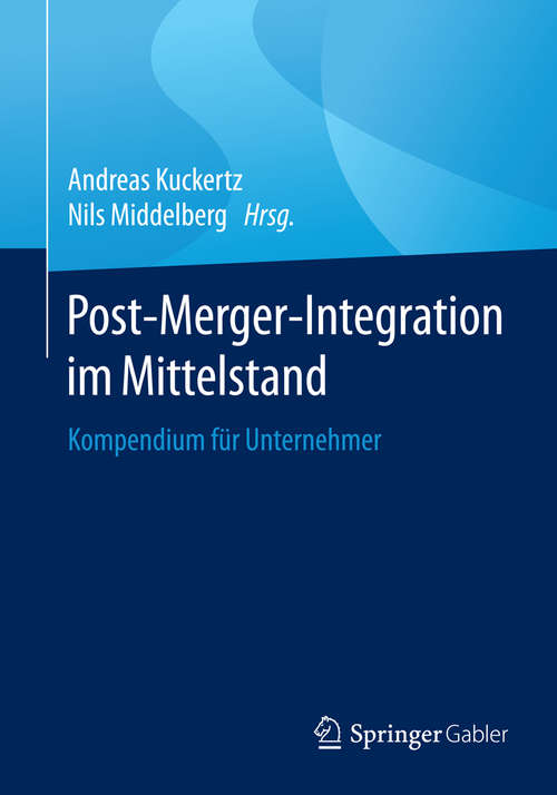 Book cover of Post-Merger-Integration im Mittelstand