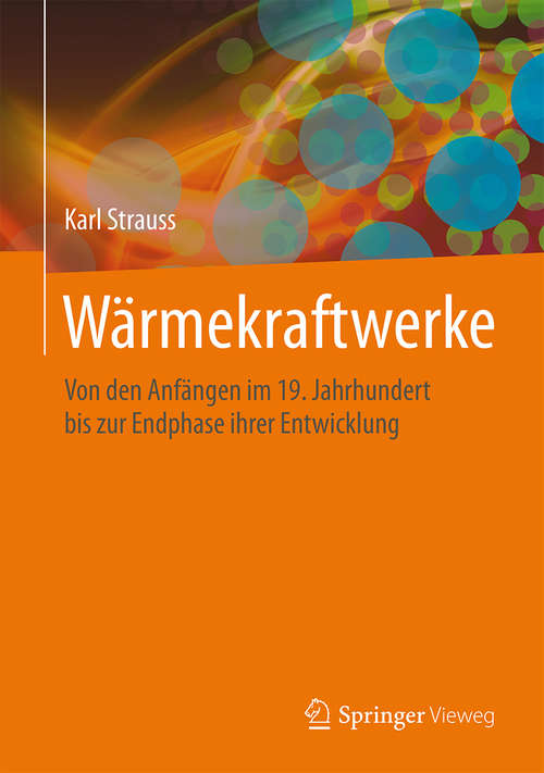 Book cover of Wärmekraftwerke