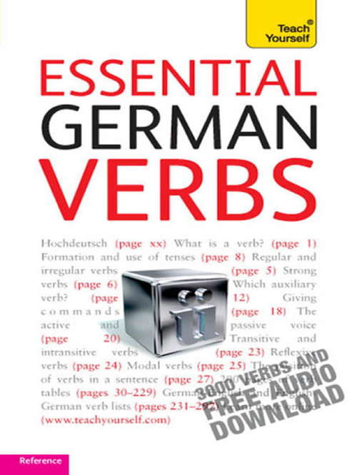Book cover of Essential German Verbs: Teach Yourself
