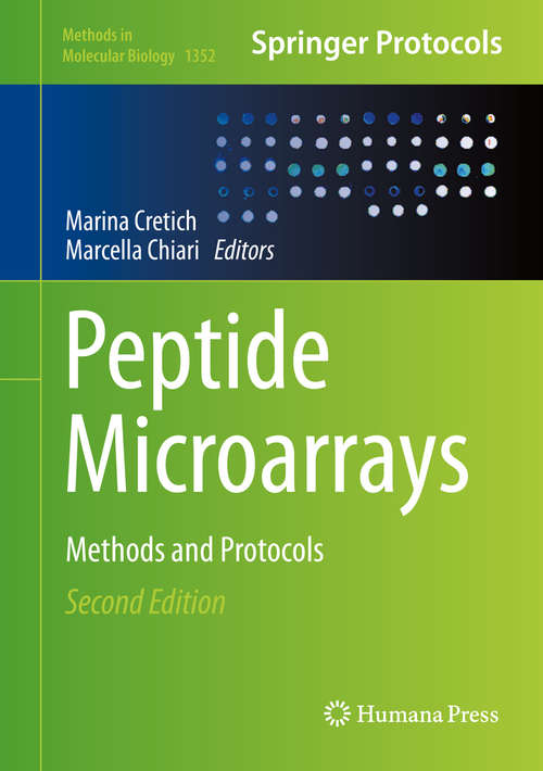 Book cover of Peptide Microarrays