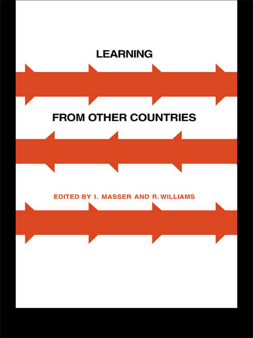 Book cover of Learning from Other Countries: The Cross-National Dimension in Urban Policy Making