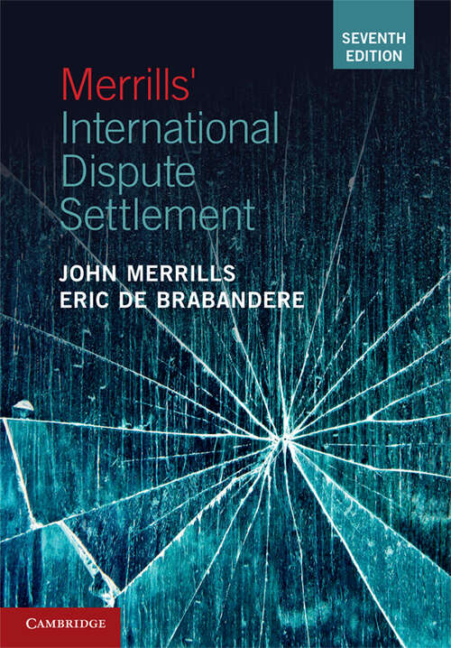 Book cover of Merrills' International Dispute Settlement