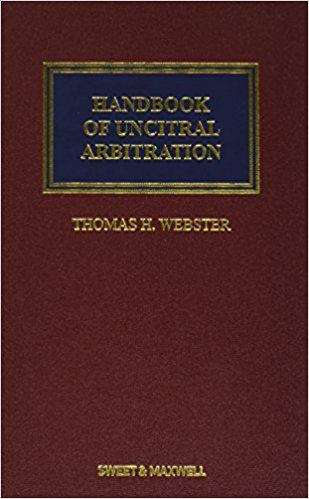 Book cover of Handbook of UNCITRAL Arbitration