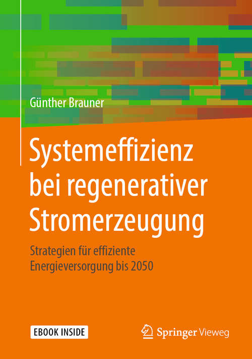 Book cover of Systemeffizienz bei regenerativer Stromerzeugung