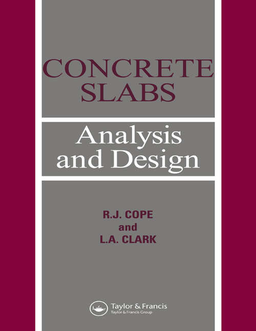 Book cover of Concrete Slabs: Analysis and design