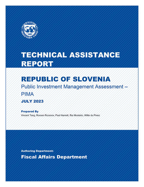 Book cover of Republic of Slovenia: Technical Assistance Report-Public Investment Management Assessment