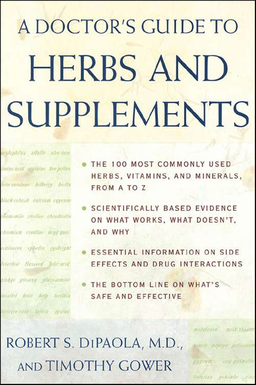 Book cover of A Doctor's Guide to Herbs and Supplements