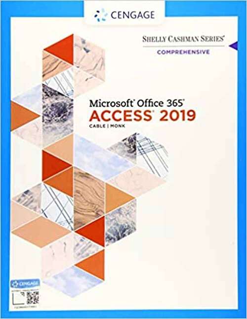 Book cover of Microsoft Office 365 and Access2019 Comprehensive (Shelly Cashman)