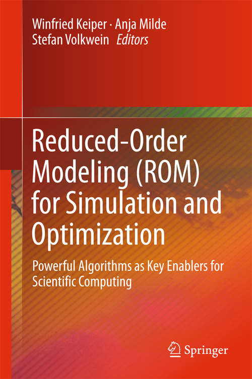 Book cover of Reduced-Order Modeling (ROM) for Simulation and Optimization