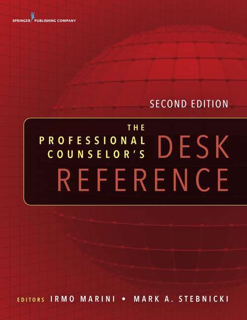 Book cover of The Professional Counselor's Desk Reference (Second Edition)