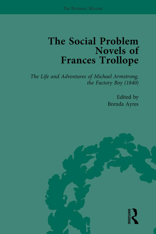 Book cover of The Social Problem Novels of Frances Trollope Vol 3