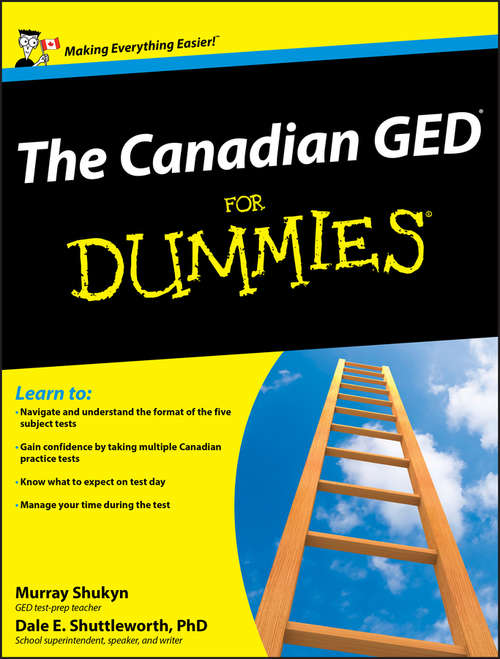 Book cover of The Canadian GED For Dummies