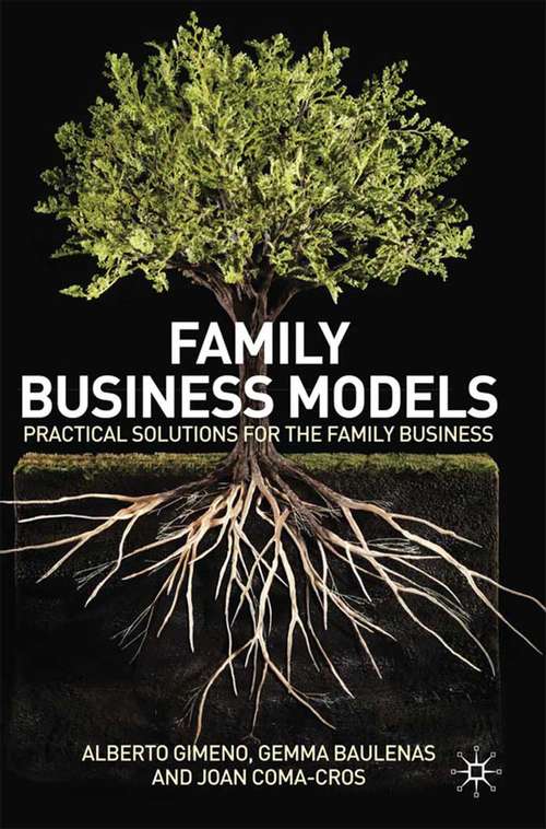 Book cover of Family business models