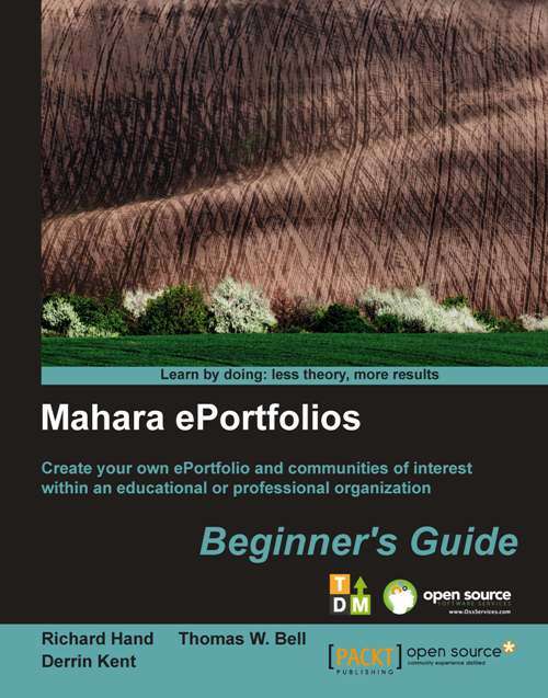 Book cover of Mahara ePortfolios: Beginner’s Guide
