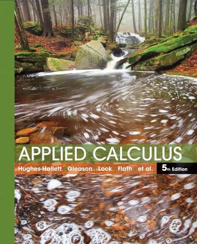 Book cover of Applied Calculus (Fifth Edition)