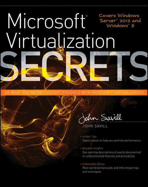 Book cover of Microsoft Virtualization Secrets