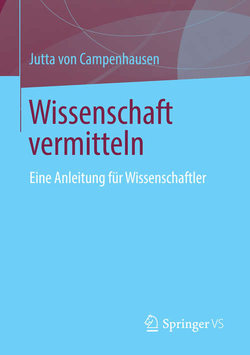 Book cover of Wissenschaft vermitteln