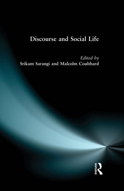 Book cover of Discourse and Social Life