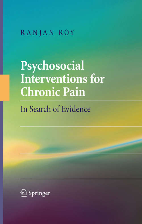 Book cover of Psychosocial Interventions for Chronic Pain