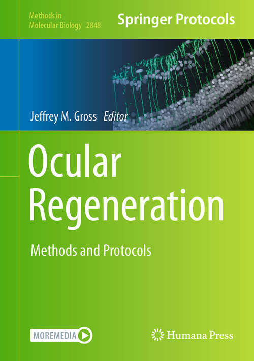 Book cover of Ocular Regeneration: Methods and Protocols (2025) (Methods in Molecular Biology #2848)