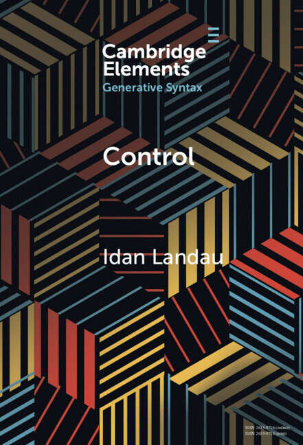 Book cover of Control (Elements in Generative Syntax)