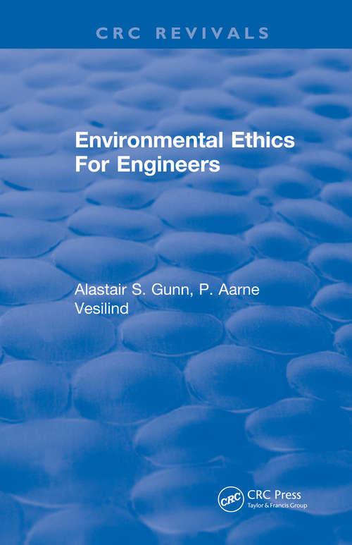 Book cover of Environmental Ethics For Engineers