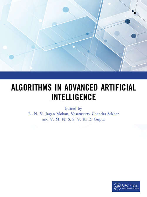 Book cover of Algorithms in Advanced Artificial Intelligence: ICAAAI-2023