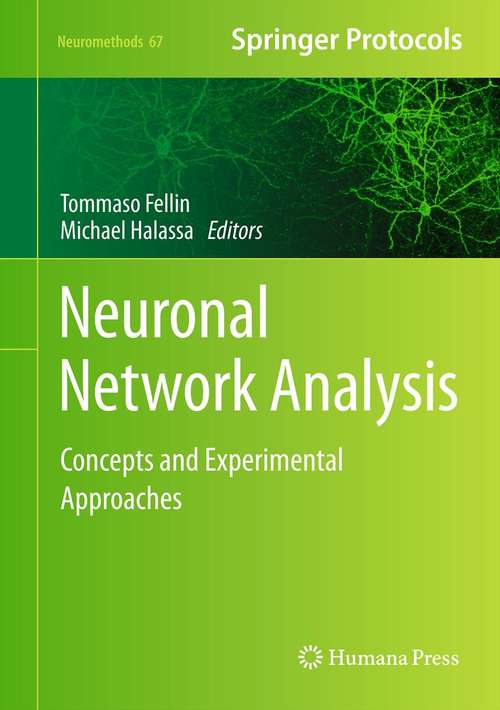 Book cover of Neuronal Network Analysis