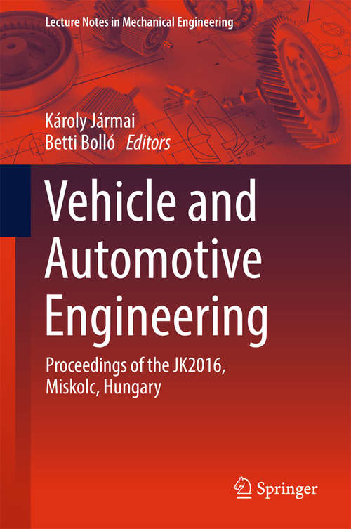 Book cover of Vehicle and Automotive Engineering