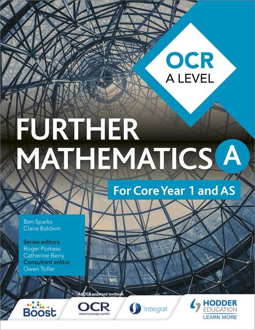 Book cover of OCR A Level Further Mathematics Year 1 (AS): For Core Year 1 And As (4)