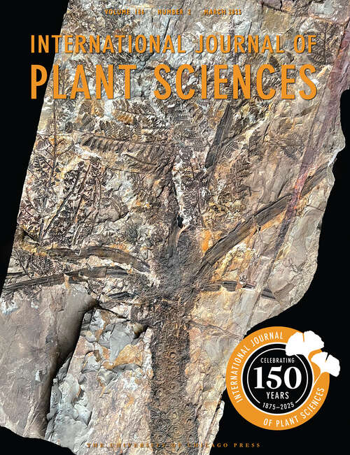 Book cover of International Journal of Plant Sciences, volume 186 number 2 (March/April 2025)