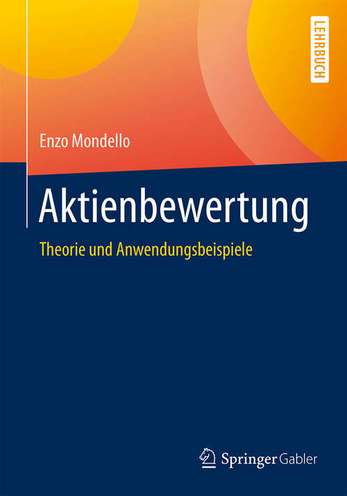 Book cover of Aktienbewertung: Theorie und Anwendungsbeispiele