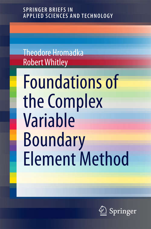 Book cover of Foundations of the Complex Variable Boundary Element Method