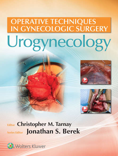 Book cover of Operative Techniques in Gynecologic Surgery: Urogynecology