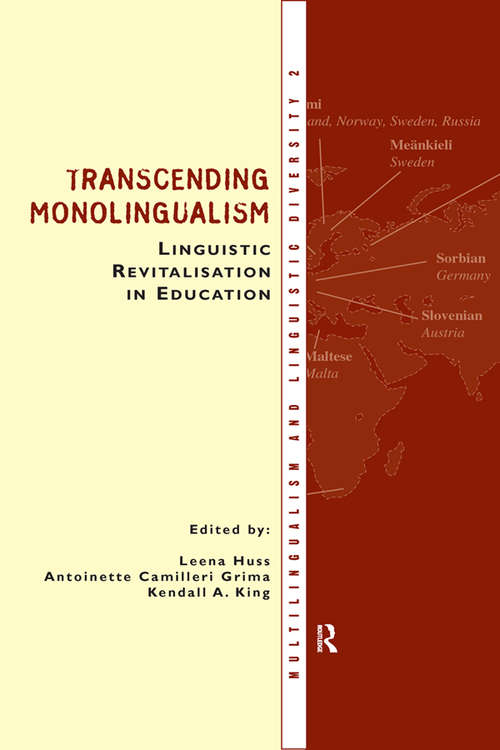 Book cover of Transcending Monolingualism: Linguistic Revitalization in Education