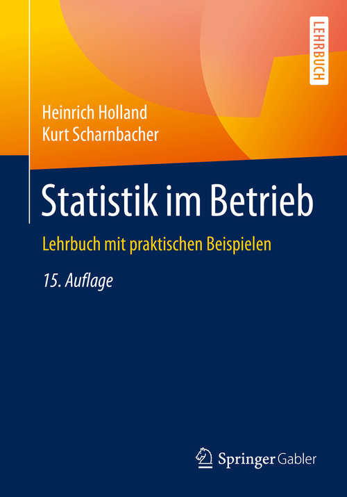 Book cover of Statistik im Betrieb