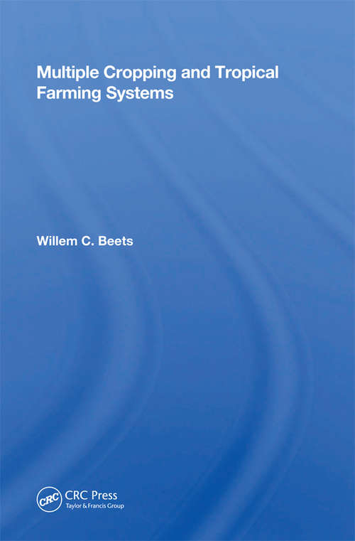 Book cover of Multiple Cropping And Tropical Farming Systems