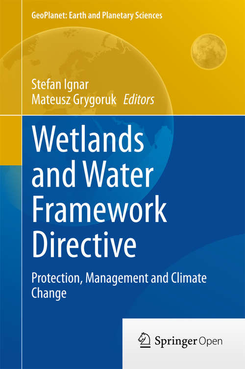 Book cover of Wetlands and Water Framework Directive