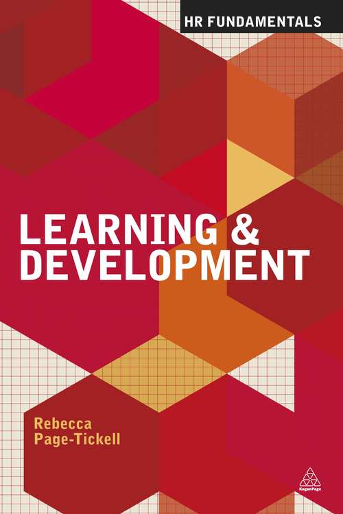 Book cover of Learning and development