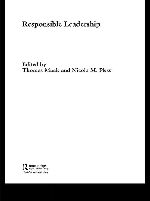 Book cover of Responsible Leadership (2)