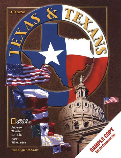 Book cover of Texas & Texans