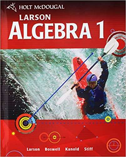 Book cover of Holt Mcdougal Larson Algebra 1