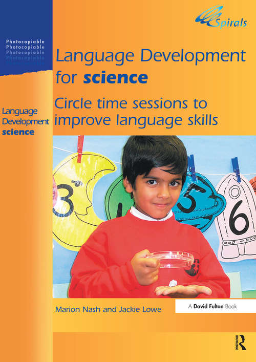Book cover of Language Development for Science: Circle Time Sessions to Improve Language Skills