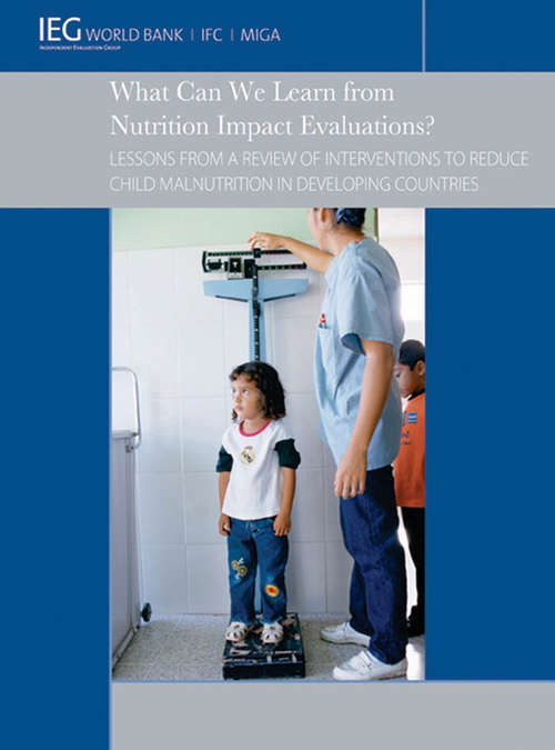 Book cover of What Can We Learn from Nutrition Impact Evaluations?