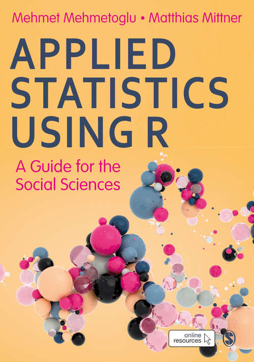 Book cover of Applied Statistics Using R: A Guide for the Social Sciences