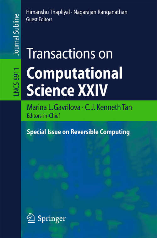 Book cover of Transactions on Computational Science XXIV